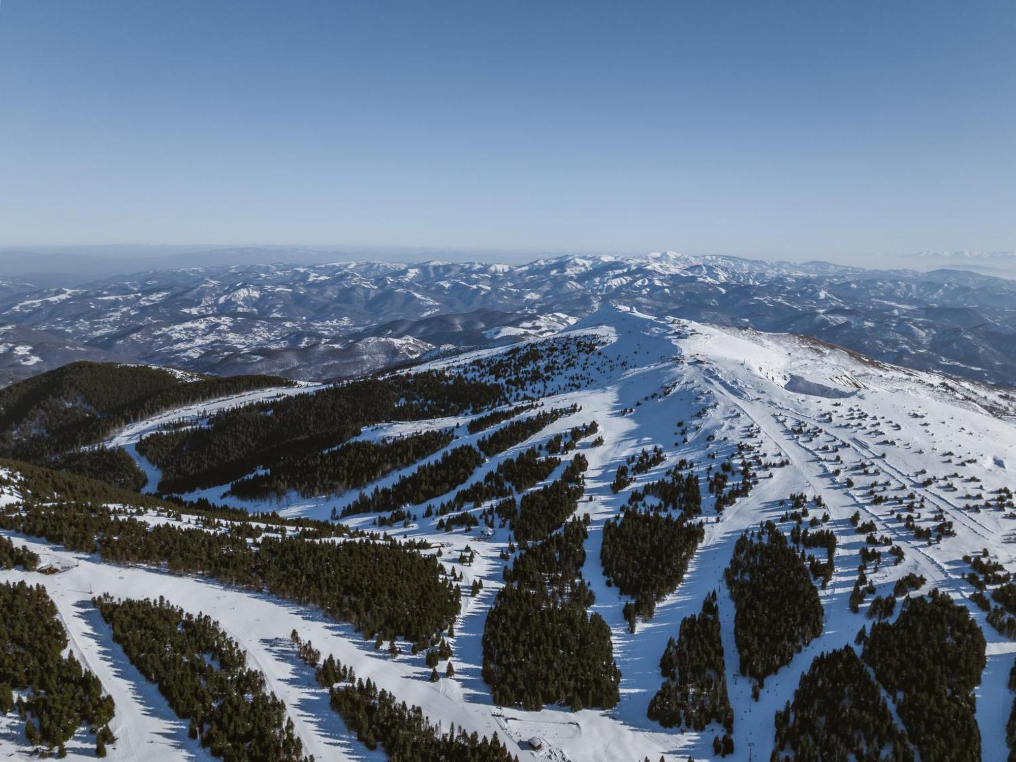 Viceroy Kopaonik Serbia Buitenkant foto Aerial view of the ski resort